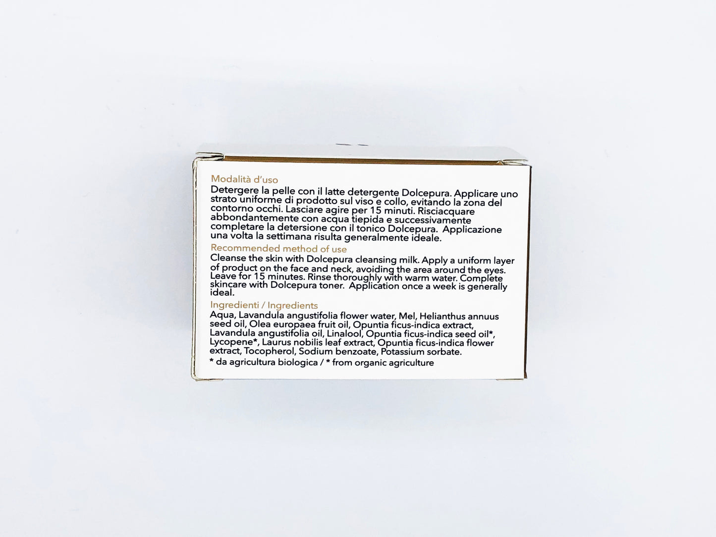 Для ЛИЦА косметическая маска "NATURALMENTE BELLA" - с ликопином и опунцией (омолаживающая, стимулирующая и регенерирующая). Органическое и растительное происхождение