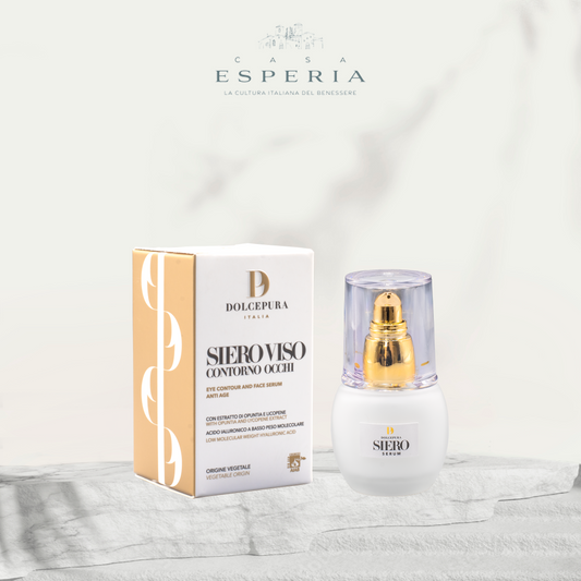 YÜZ serumu, hafif yüz kremi, "DEĞERLİ" GÖZ çevresi kremi. Organik ve bitkisel kökenli